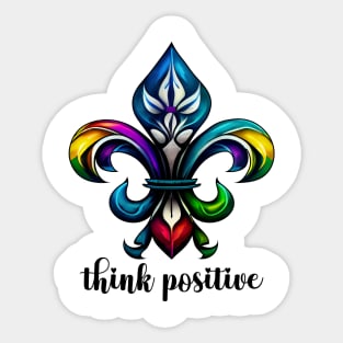 Think Positive Sticker